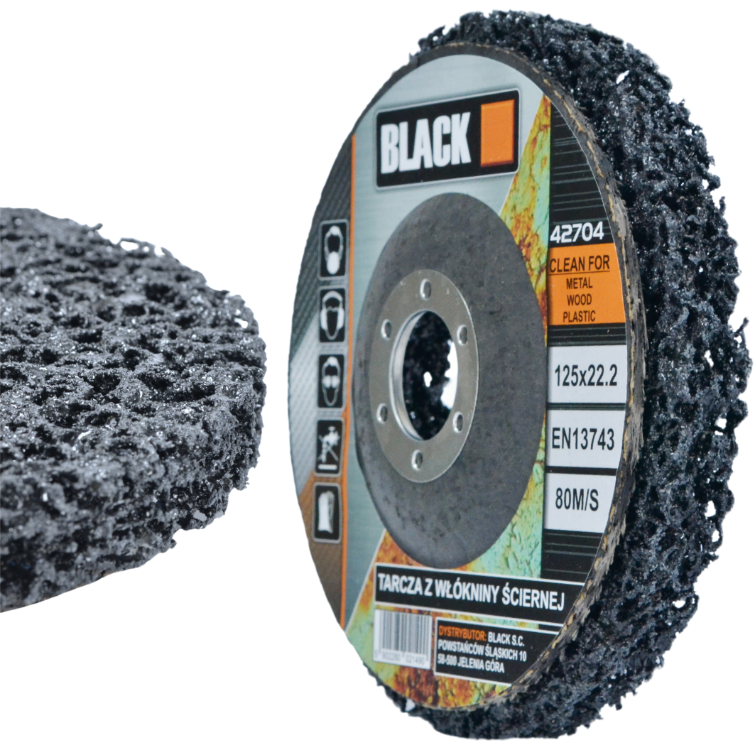 Must mittekootud abrasiivketas 125 mm 42704 – pilt 5
