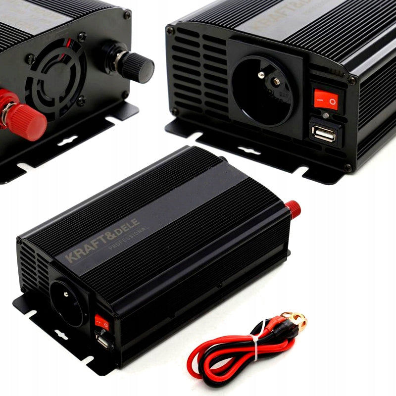 KRAFT&DELE Autoinverter 12V / 230V 350W KD1250