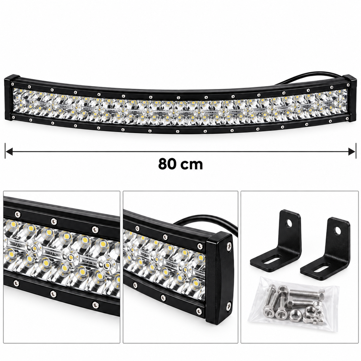 Alumiiniumkorpusega LED-lisavalgustusriba 800 W 80 cm Y1722 – pilt 1