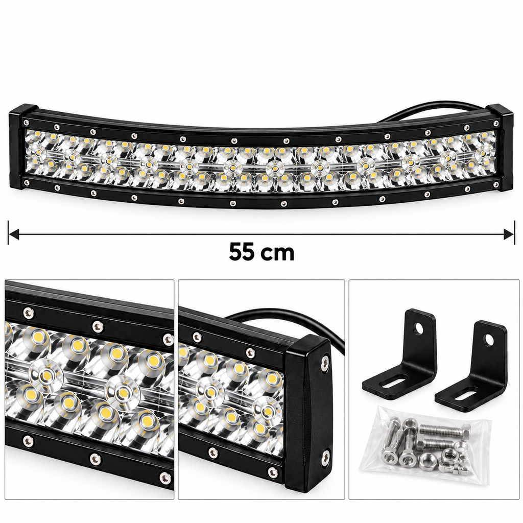700 W 55 cm alumiiniumist LED-lisavalgusriba Y1721 – pilt 1