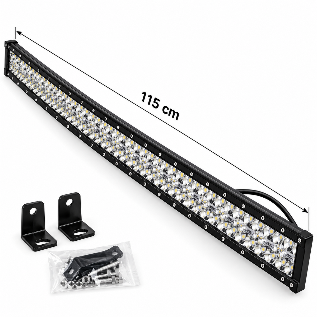 Kumer LED-lisavalgusriba sõidukile 900 W 115 cm 10–30 V Y173-1 – pilt 2