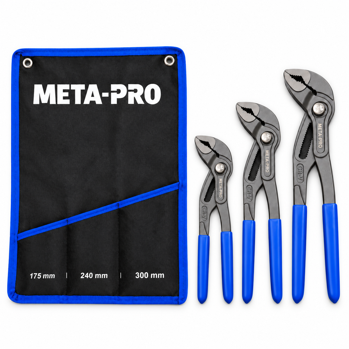 META-PRO suure avaga veepumbatangide komplekt, 3 tk, 175/240/300 mm GY8016 – pilt 2
