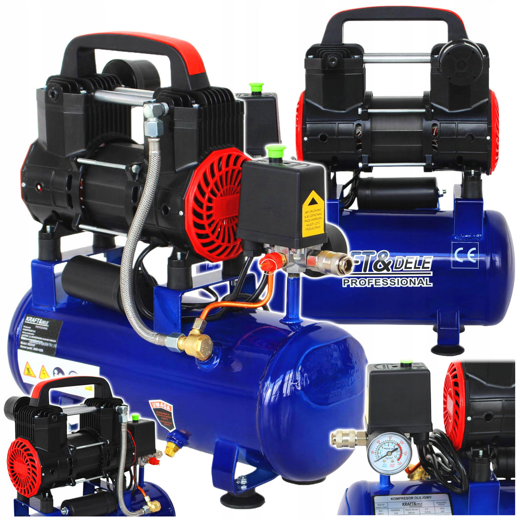 KRAFT&DELE Õlivaba kompressor 9L 230V 1200W KD4090