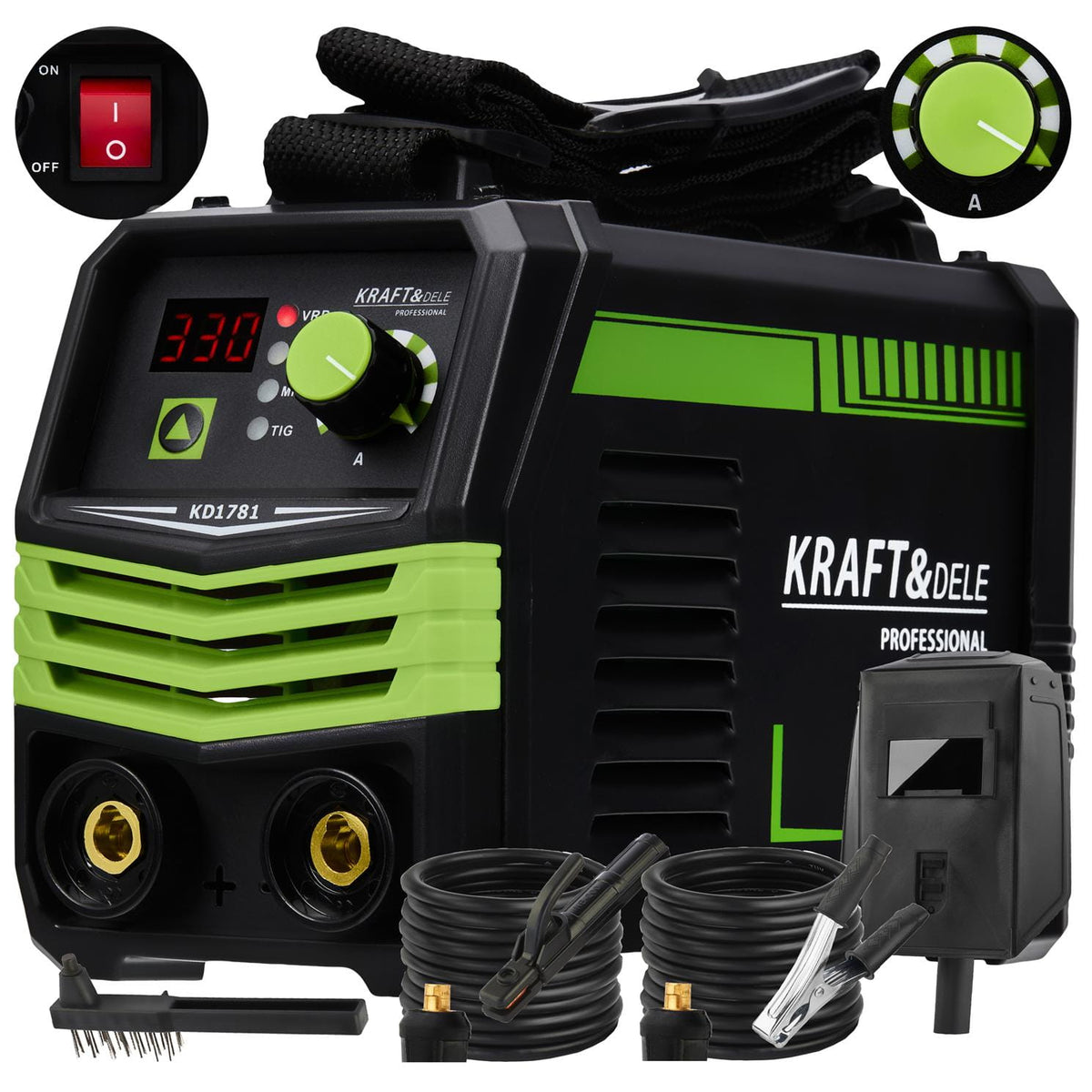 KRAFT&DELE Keevitusaparaat 330A MMA TIG LIFT VRD KD1781