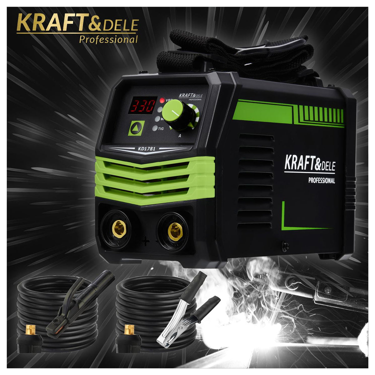 KRAFT&DELE Keevitusaparaat 330A MMA TIG LIFT VRD KD1781