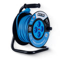 META-PRO kaablitrummel 25 m, 4 maandatud pistikupesa, 3 × 1,5 mm², 3200 W, 230 V GY9068 – pilt 1