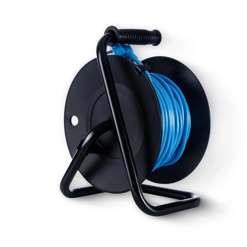 META-PRO kaablitrummel 25 m, 4 maandatud pistikupesa, 3 × 1,5 mm², 3200 W, 230 V GY9068 – pilt 4