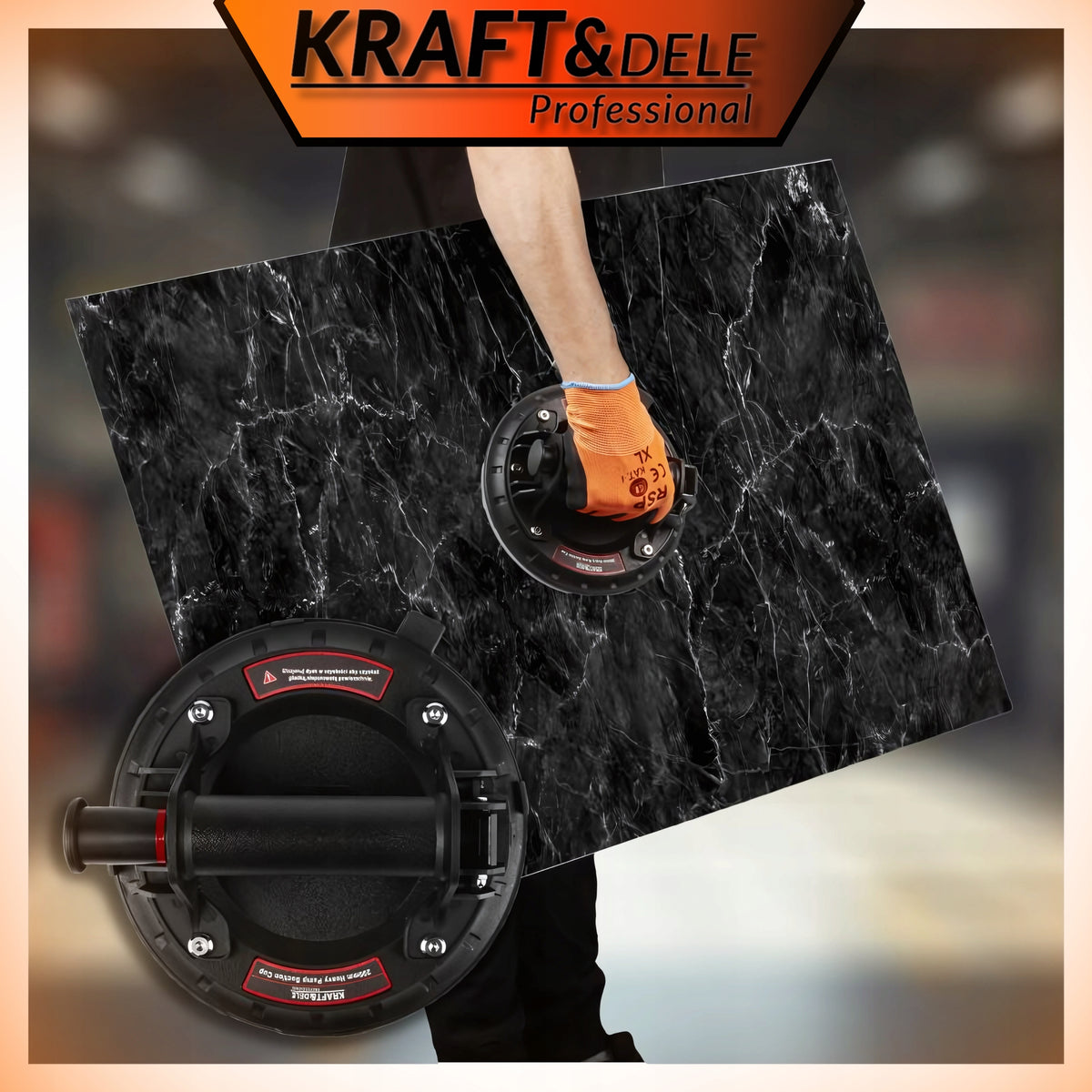 KRAFT&DELE Vaakumiminapp 200 mm / 150 kg KD10790