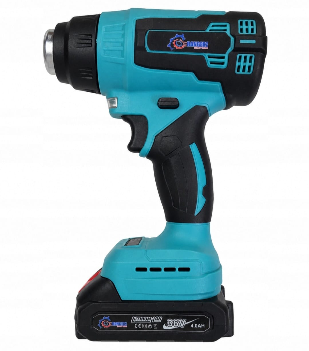 RANGERZ RS-2569A juhtmeta kuumaõhupuhur 900 W 36 V 550 °C 2 aku ja kohvriga RS-2569B – pilt 3