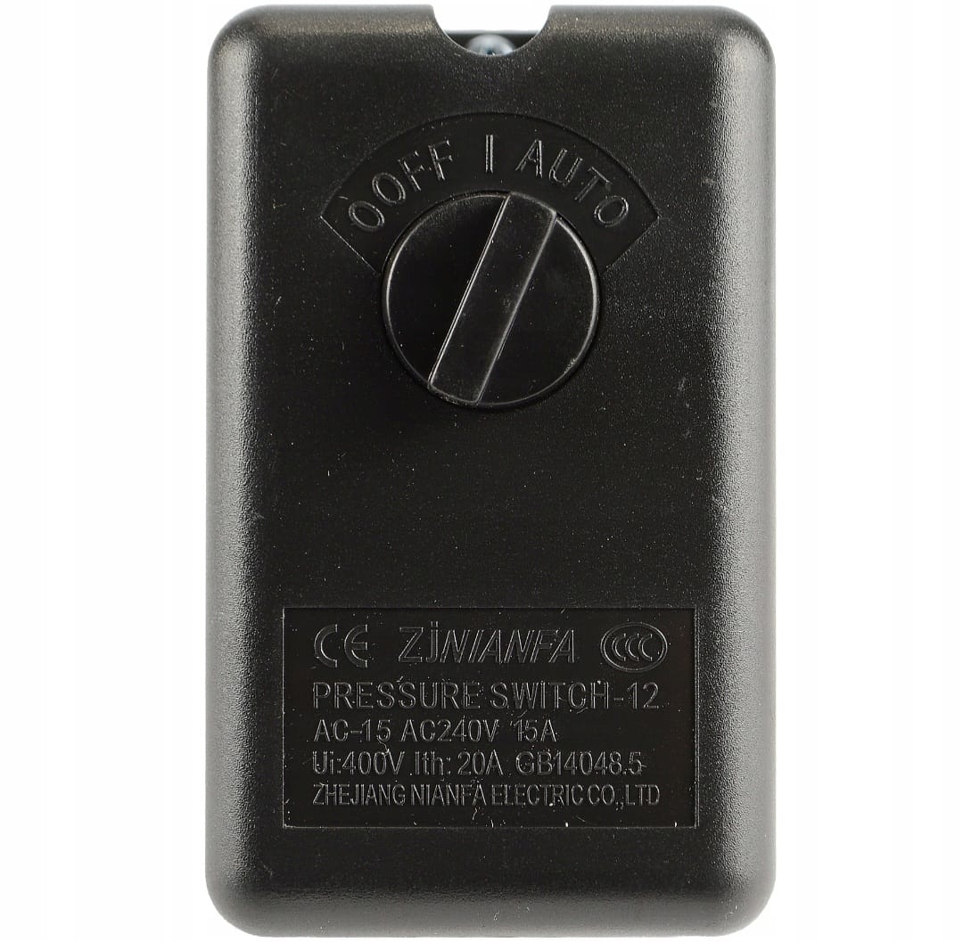 BLACK kompressori rõhulüliti 230 V 15 A M12 10680 – pilt 4