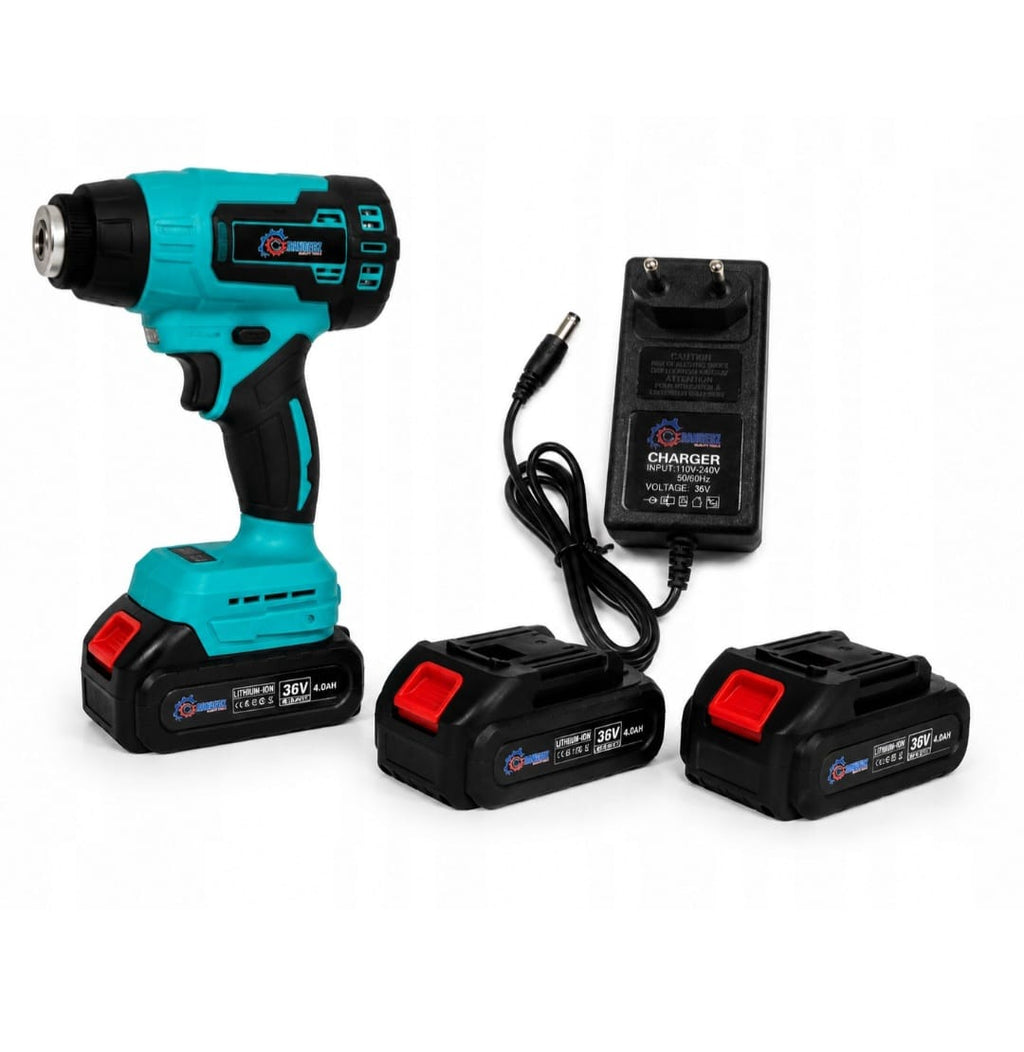 RANGERZ RS-2569A juhtmeta kuumaõhupuhur 900 W 36 V 550 °C 2 aku ja kohvriga RS-2569B – pilt 2