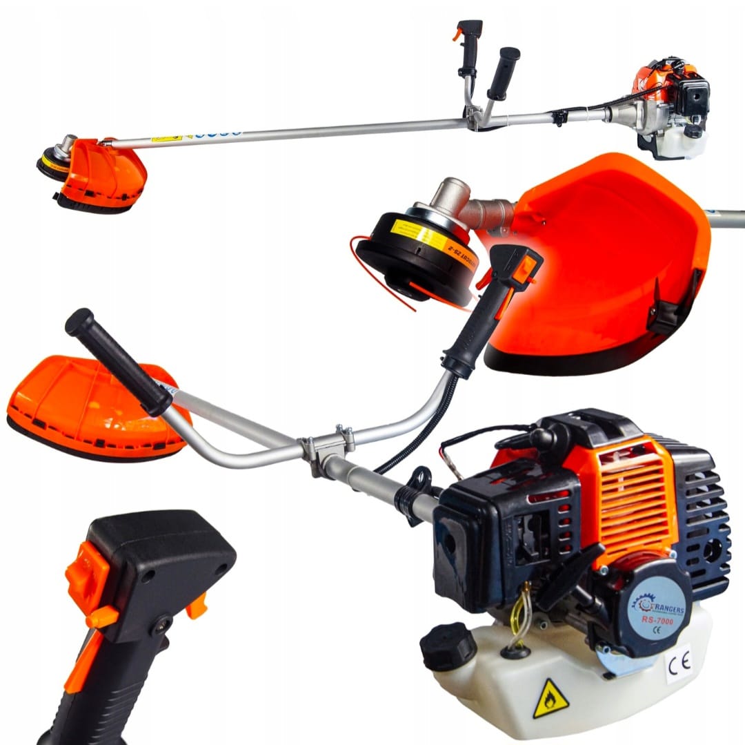 RANGERS bensiinimootoriga võsalõikur ja jõhvtrimmer 52 cm³ 6,1 hj RS-7000 – pilt 1