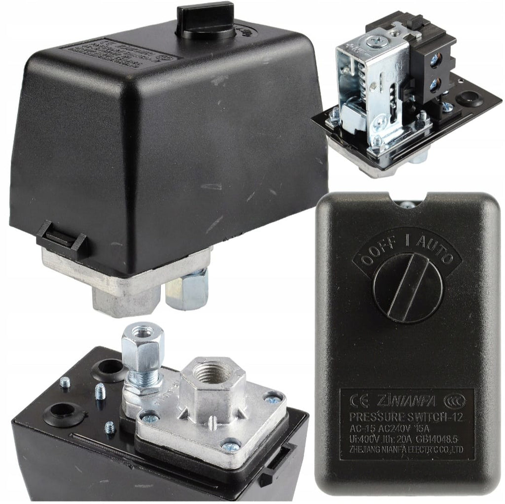 BLACK kompressori rõhulüliti 230 V 15 A M12 10680 – pilt 1
