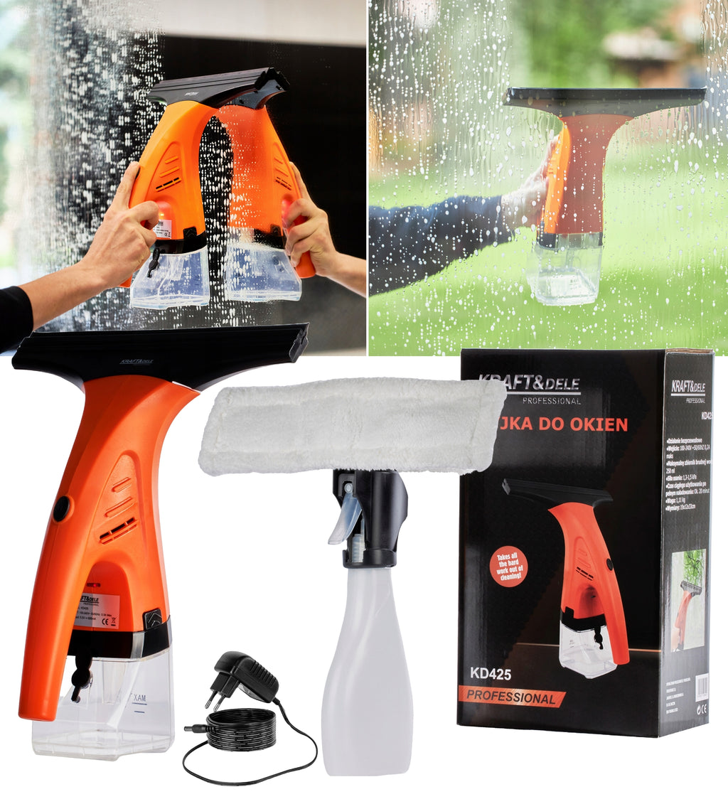 KRAFT&DELE Kvaliteetne akuga aknapesur KD425