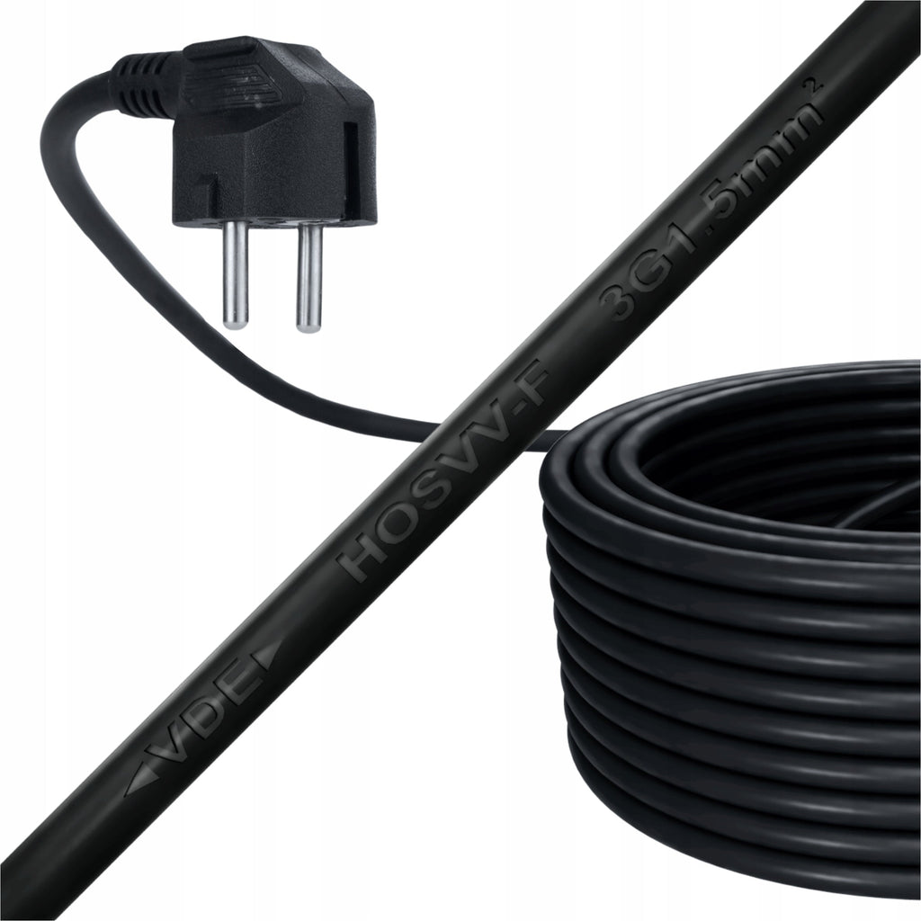 BLACK elektriline pikendusjuhe 20 m 3 × 1,5 mm² IP20 59012 – pilt 5