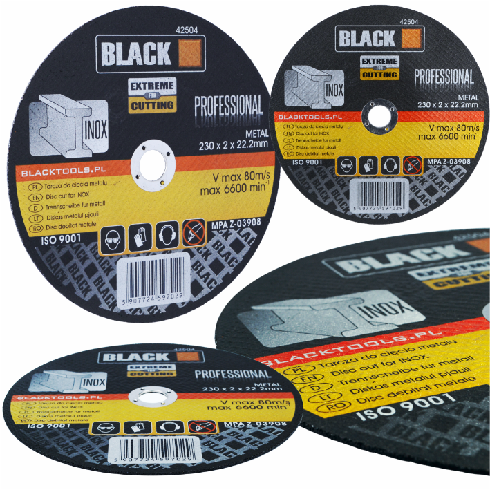 Blacktools õhuke metallilõikeketas 230 × 2 × 22,2 mm 42504 – pilt 1