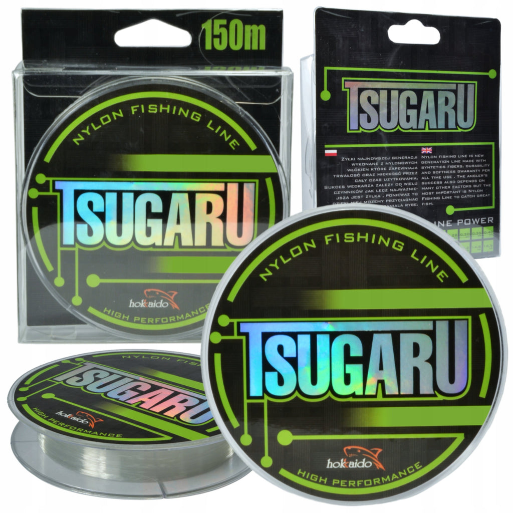 HOKKAIDO TSUGARU nailonist kalastustamiil 0,18 mm × 150 m 6,8 kg värvitu W2100618 – pilt 1