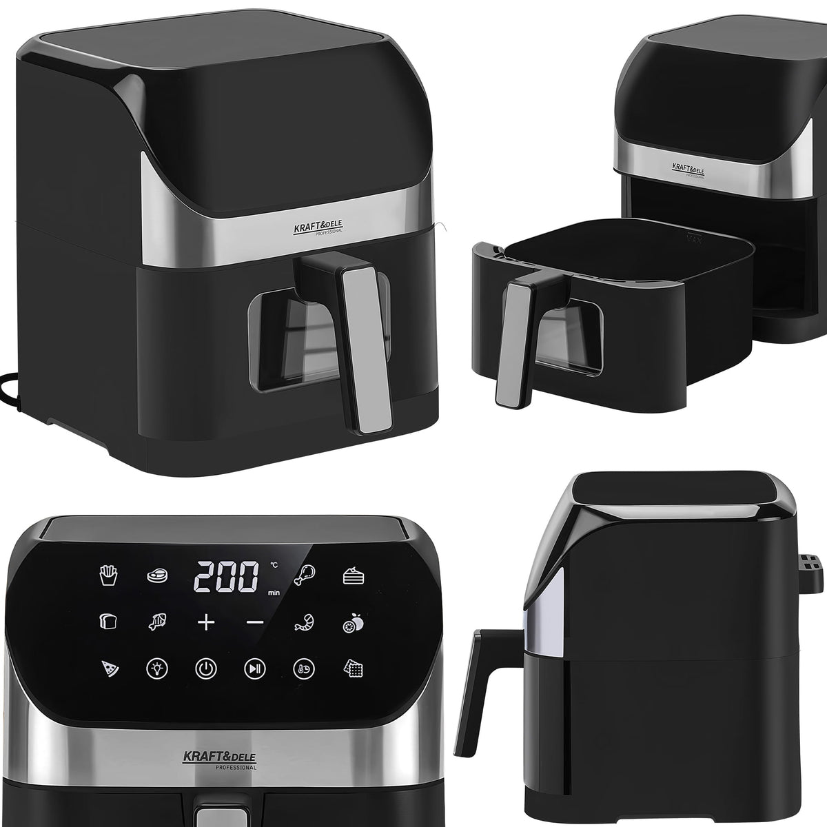 KRAFT&DELE Kuumaõhufritüür 6L KD4108