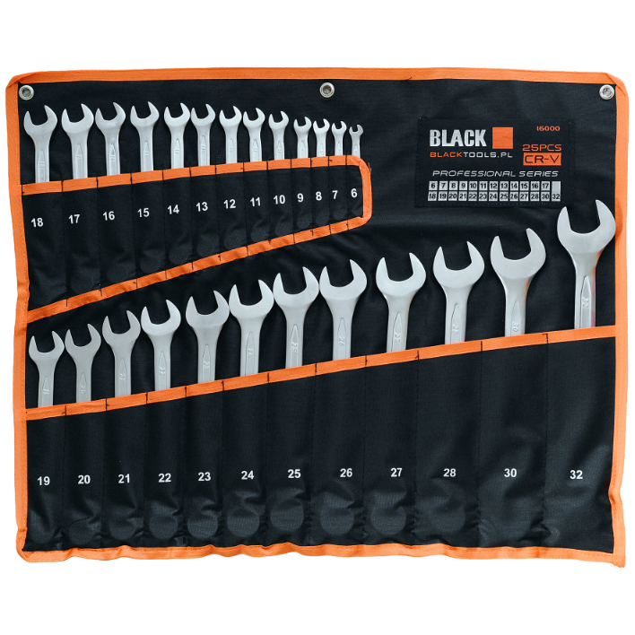 Blacktools CrV leht-silmusvõtmete komplekt, 25 osa 16000-CS – pilt 3