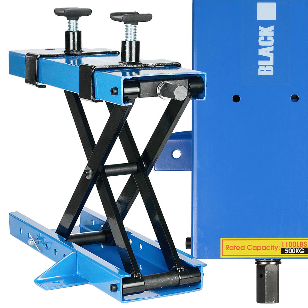Mootorratta mehaaniline kruvitõstuk 500 kg, must 14316 – pilt 6