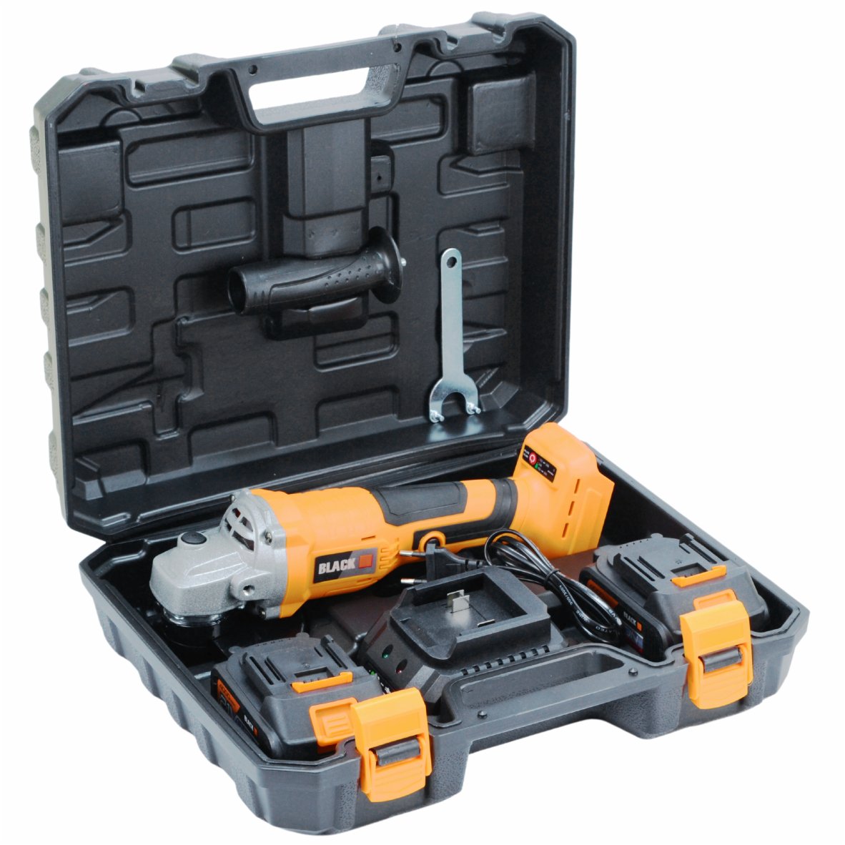21 V akuga nurklihvija 125 mm kettaga ja kahe 4 Ah akuga 42559 – pilt 8