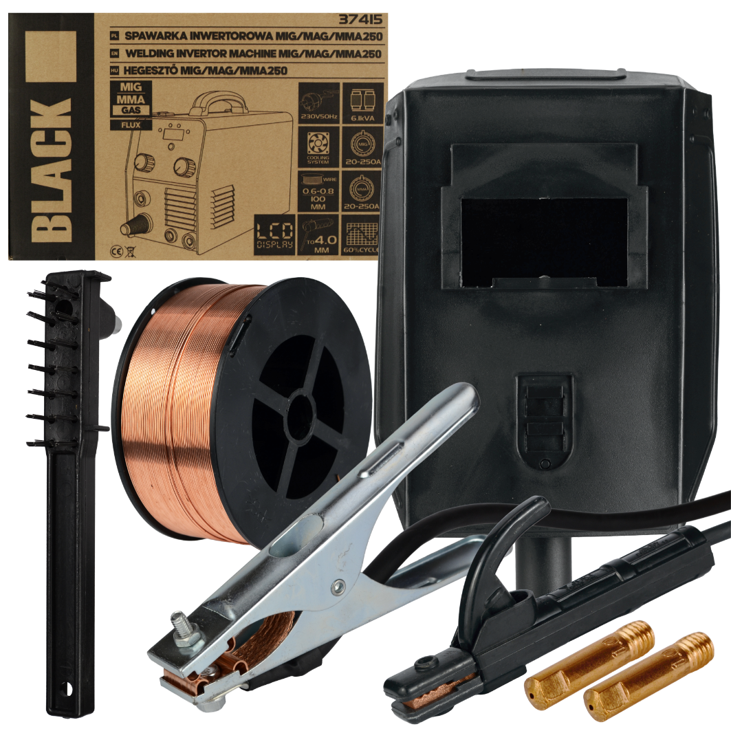 Blacktools MIG/MAG/FLUX/MMA keevitusseade 250 A 37415 – pilt 6