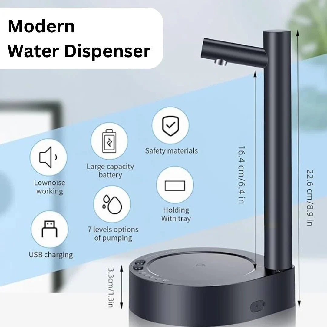 USB-C-laetav automaatne veepump 5–20 l anumatele WATERDISPENSER – pilt 3