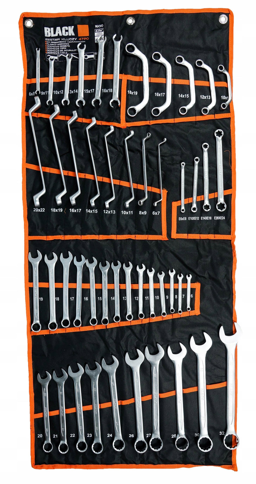 BLACKTOOLS 47-osaline mutrivõtmekomplekt 6–32 mm ja Torx-võtmetega 16010 – pilt 8