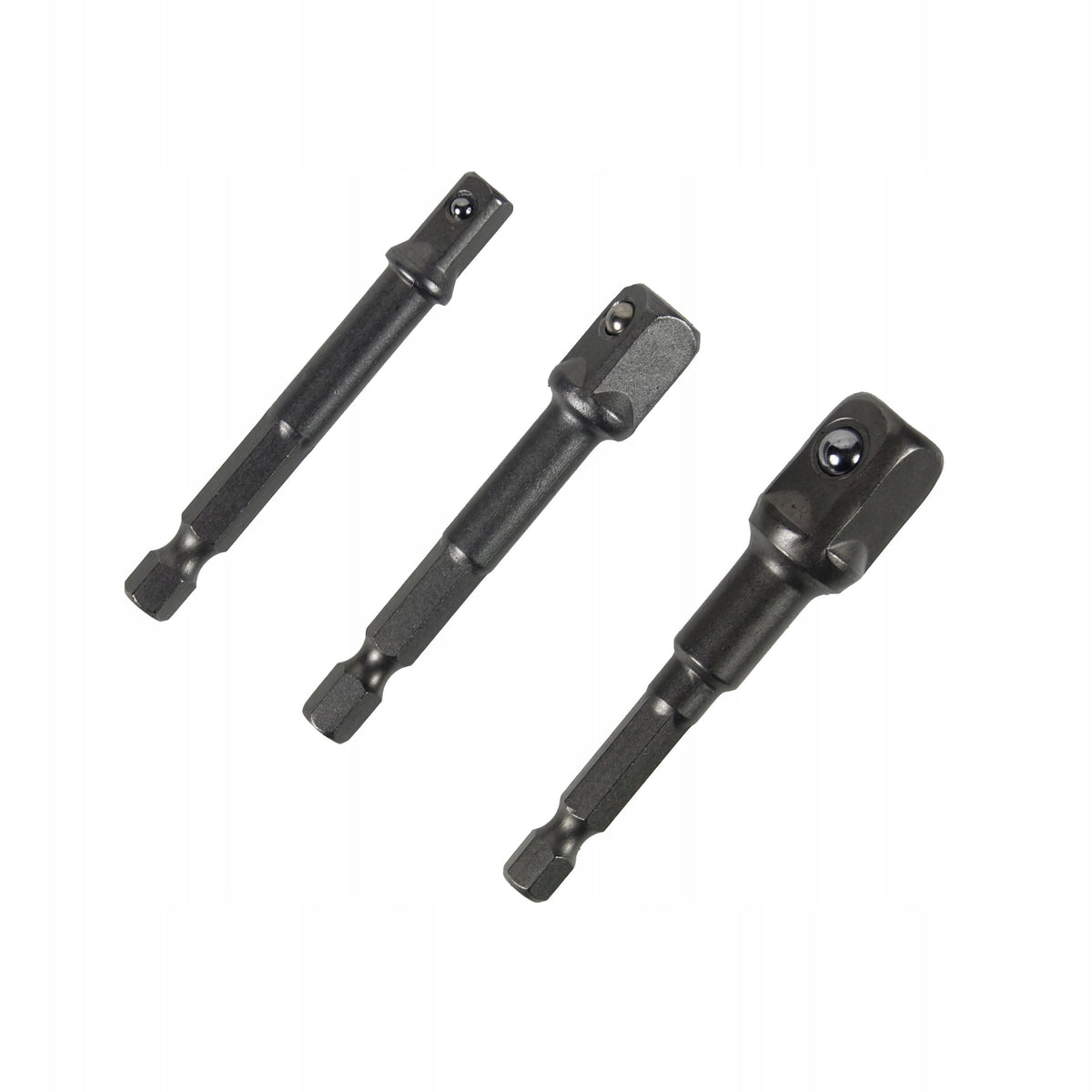 Kruvikeeraja padrunvõtme otsikute adapterite komplekt 1/4", 3/8" ja 1/2" 11701 (P) – pilt 3
