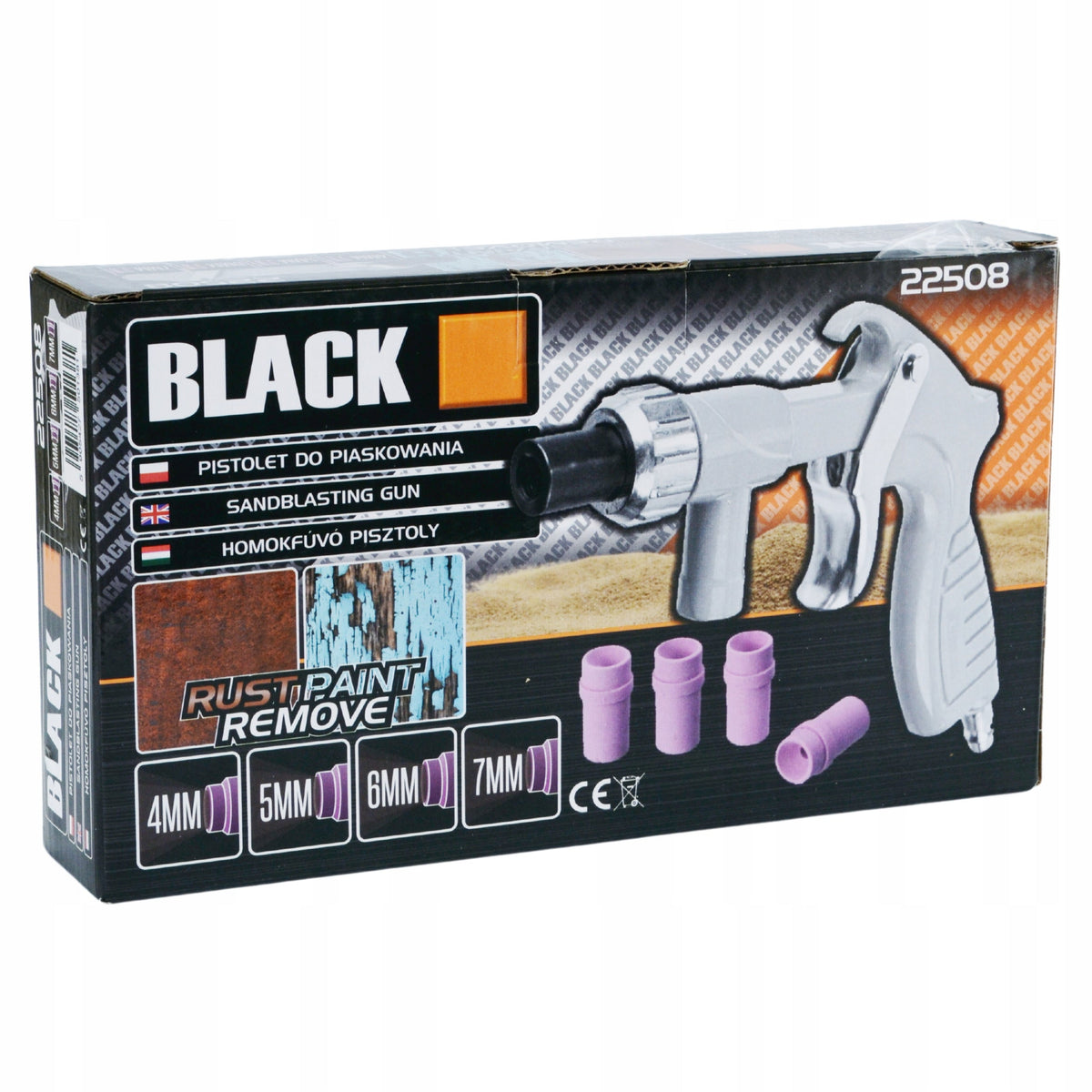 BLACKTOOLS liivapritsipüstol 5 düüsiga 4–7 mm 22508 – pilt 7