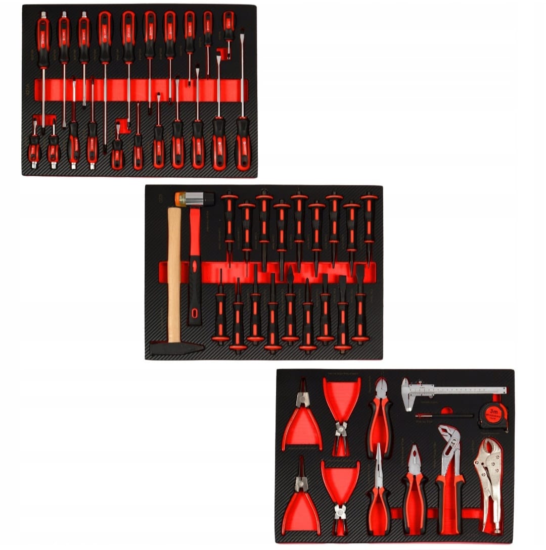 BLACK 542-osaline professionaalne tööriistakäru 10504 – pilt 6