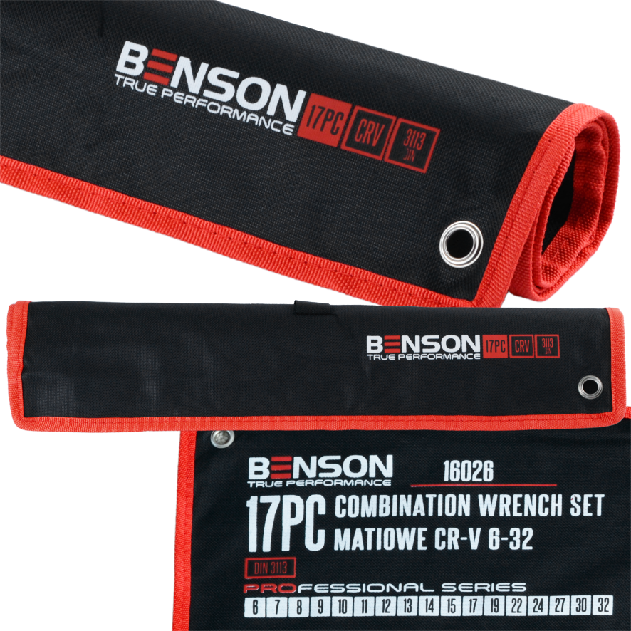 Benson by Black 17-osaline leht-silmusvõtmete komplekt 6–32 mm 16025 – pilt 4