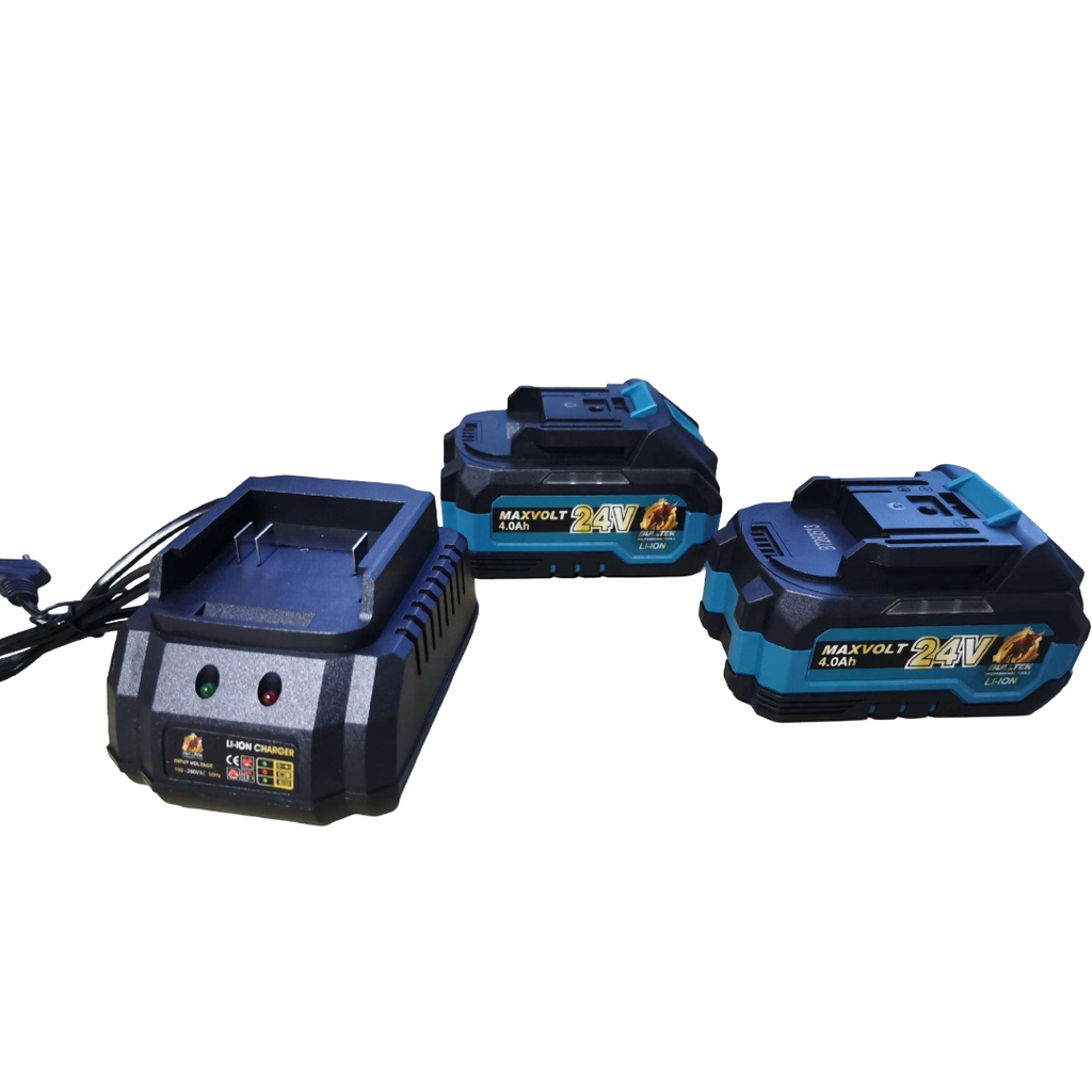 BULLTEK akutoitega mullakultivaator 23 cm 2 × 24V MAX 4.0Ah BT-25622 – pilt 4
