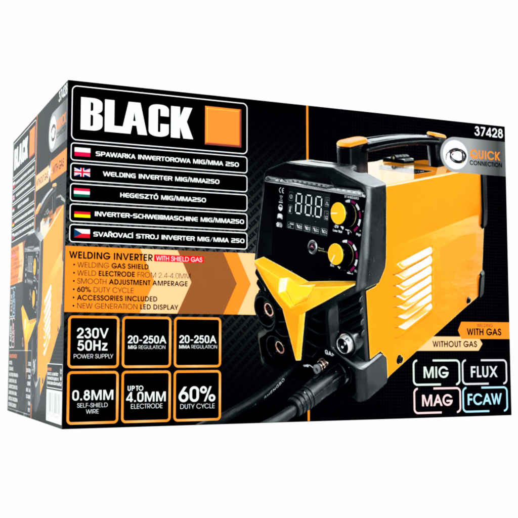 BLACK MIG/MMA 250 MIG/MAG/FCAW/MMA keevitusseade 37428 – pilt 8