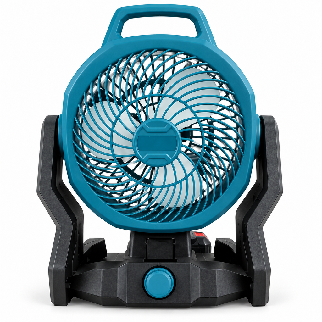 Juhtmevaba kaasaskantav ventilaator kahe aku ja laadijaga CBF06 – pilt 2