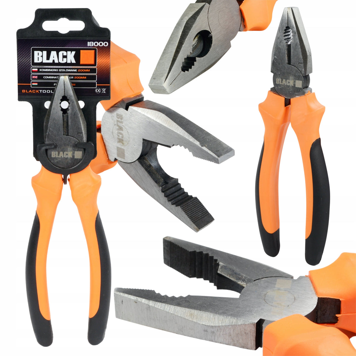 Black 200 mm sirged isoleeritud tangid 18000 – pilt 1