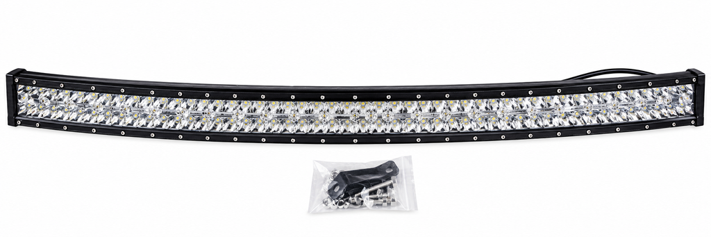 1200 W LED-lisavalgusriba sõidukile, 130 cm, kumer, alumiiniumkorpus Y1724 – pilt 2