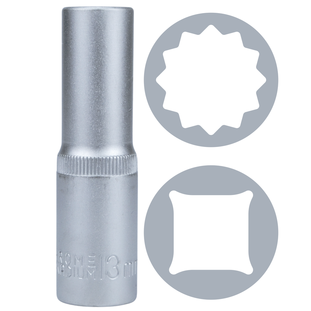 Pikk 1/2″ padrunvõtme otsik 13 mm 1110113 – pilt 5
