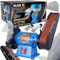BLACKTOOLS lauapealne ketas-lintlihvija, 150 mm / 50 × 686 mm, 250 W, pehme käivitus 46505 – pilt 1