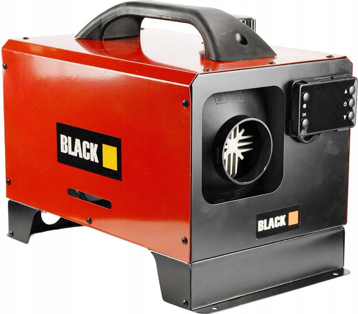 BLACK diiselõhkkütte seade 8 kW – juhtpaneeli külg