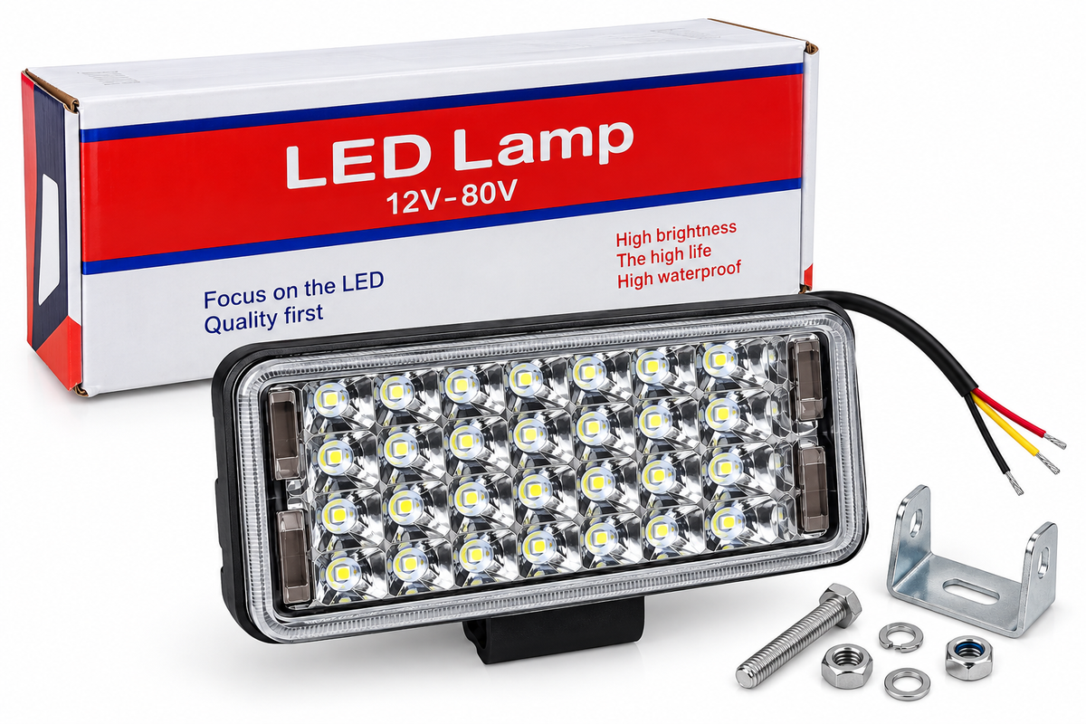 240 W LED-töövalgusti 12V–80V sõidukitele ja masinatele N1360 – pilt 6
