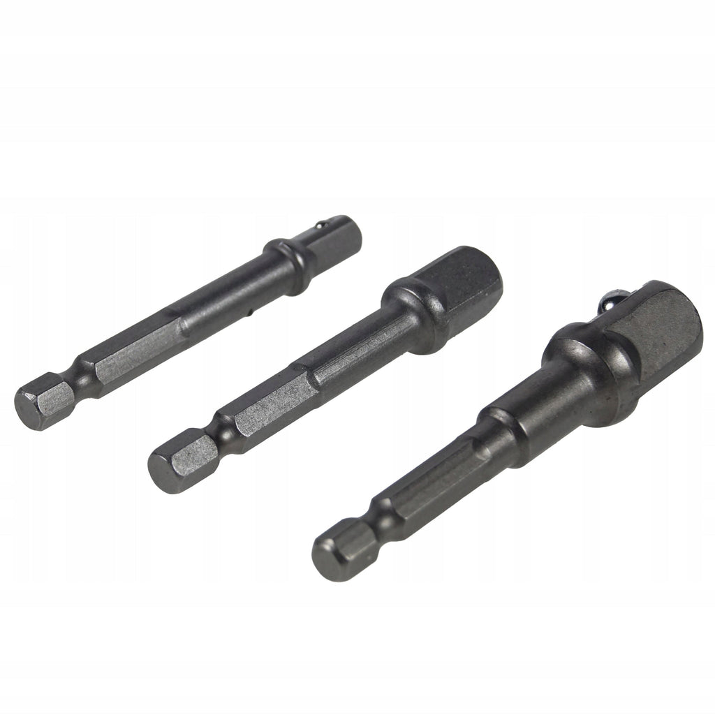 Kruvikeeraja padrunvõtme otsikute adapterite komplekt 1/4", 3/8" ja 1/2" 11701 (P) – pilt 2