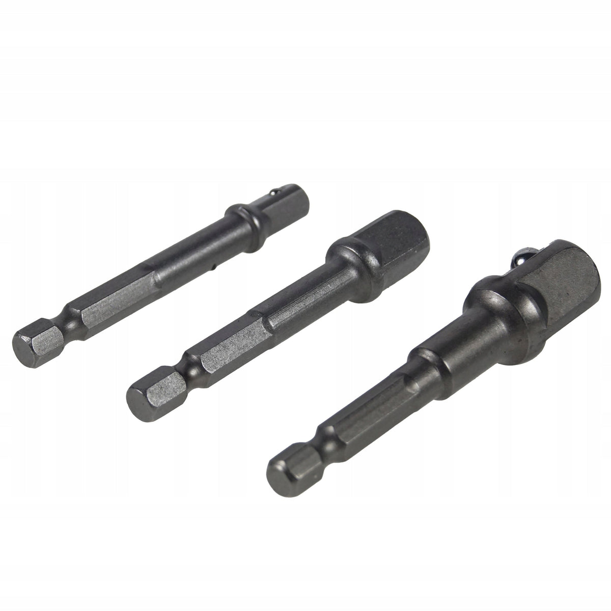 Kruvikeeraja padrunvõtme otsikute adapterite komplekt 1/4", 3/8" ja 1/2" 11701 (P) – pilt 2