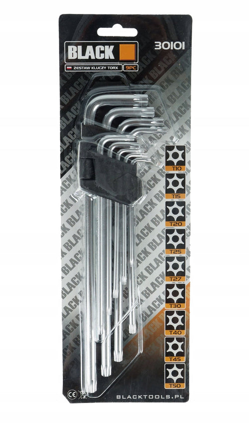 Avaga L-kujuliste Torx-võtmete komplekt T10–T50, 9 tk 30101 – pilt 2