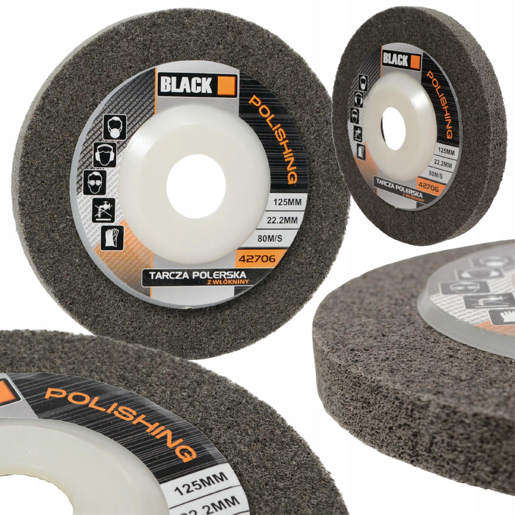 Premium Black 125 mm nailonpoleerimisketas 42706 – pilt 1