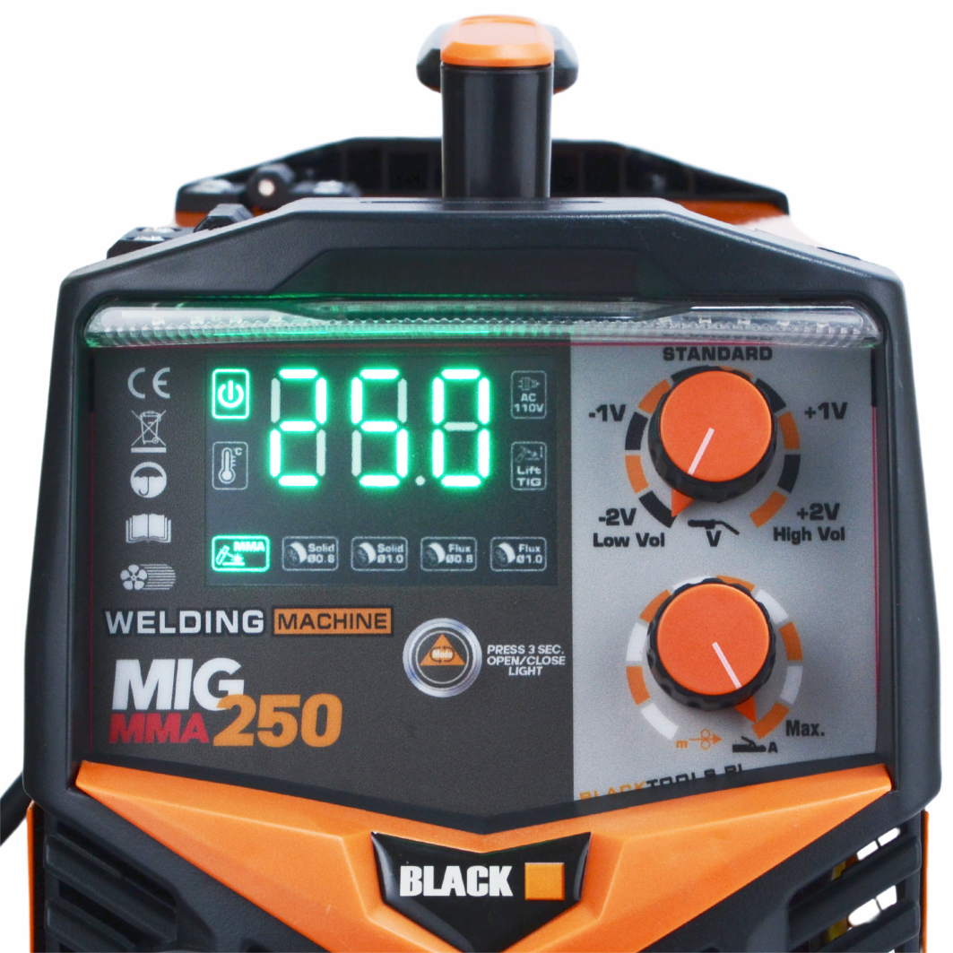 BLACK MIG/MMA 250 MIG/MAG/FCAW/MMA keevitusseade 37428 – pilt 4