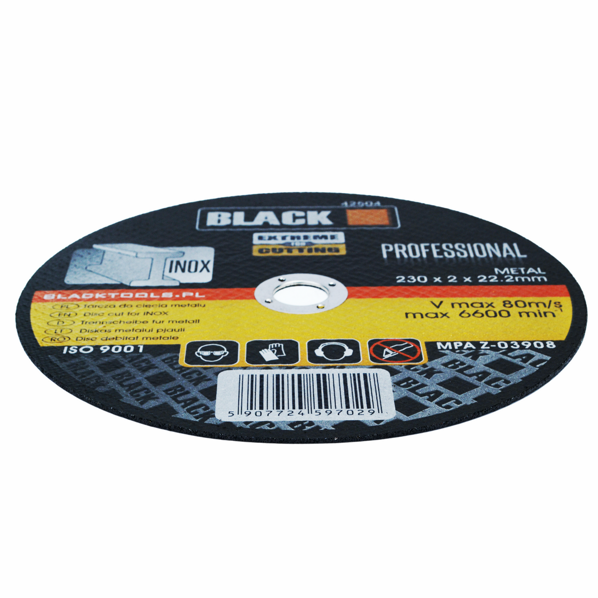 Blacktools õhuke metallilõikeketas 230 × 2 × 22,2 mm 42504 – pilt 4