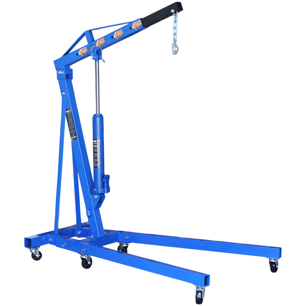 2 t kokkupandav automootorikraana Blacktools 14362 – pilt 2