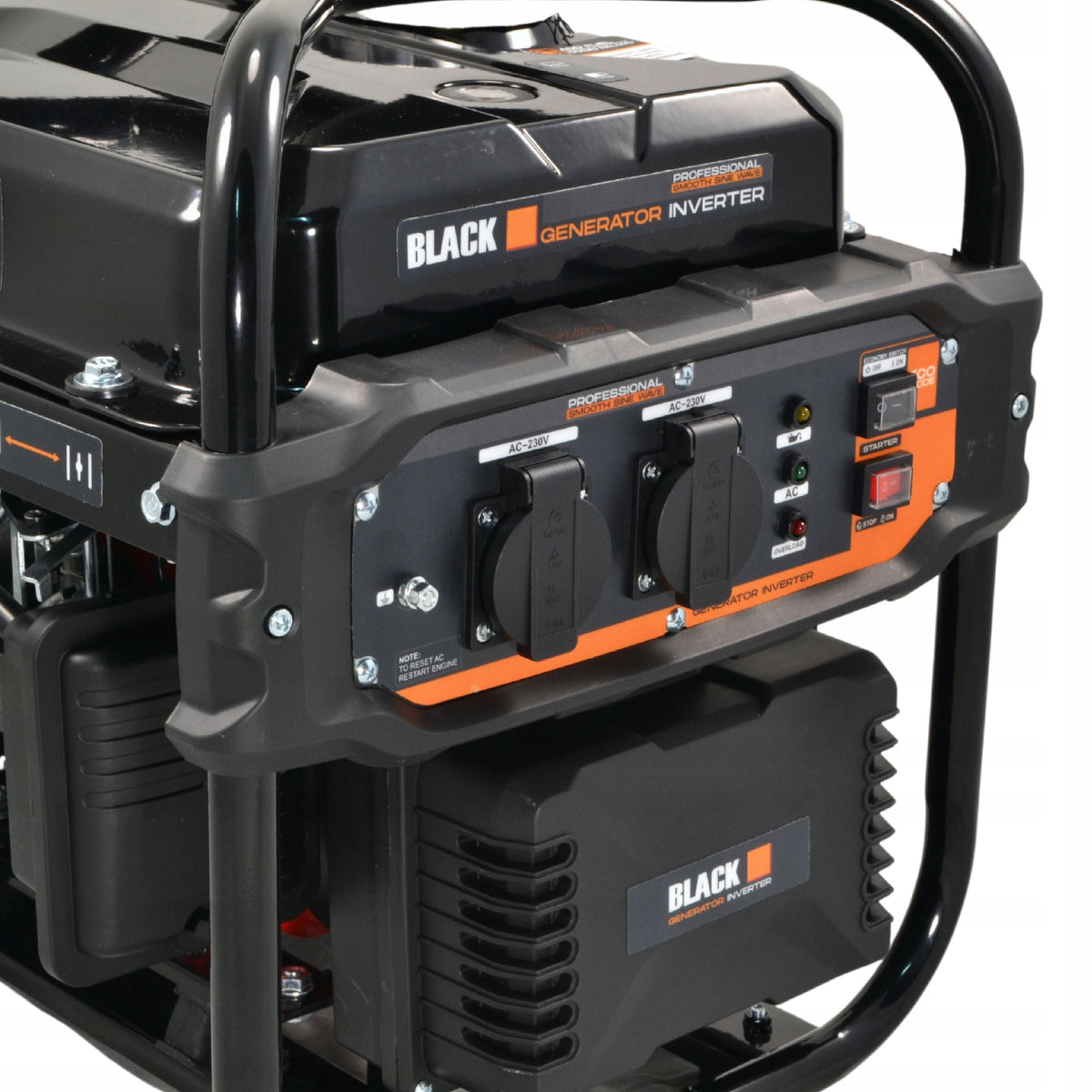 BLACKTOOLS invertergeneraator 230 V 2000 W 13608 – pilt 3