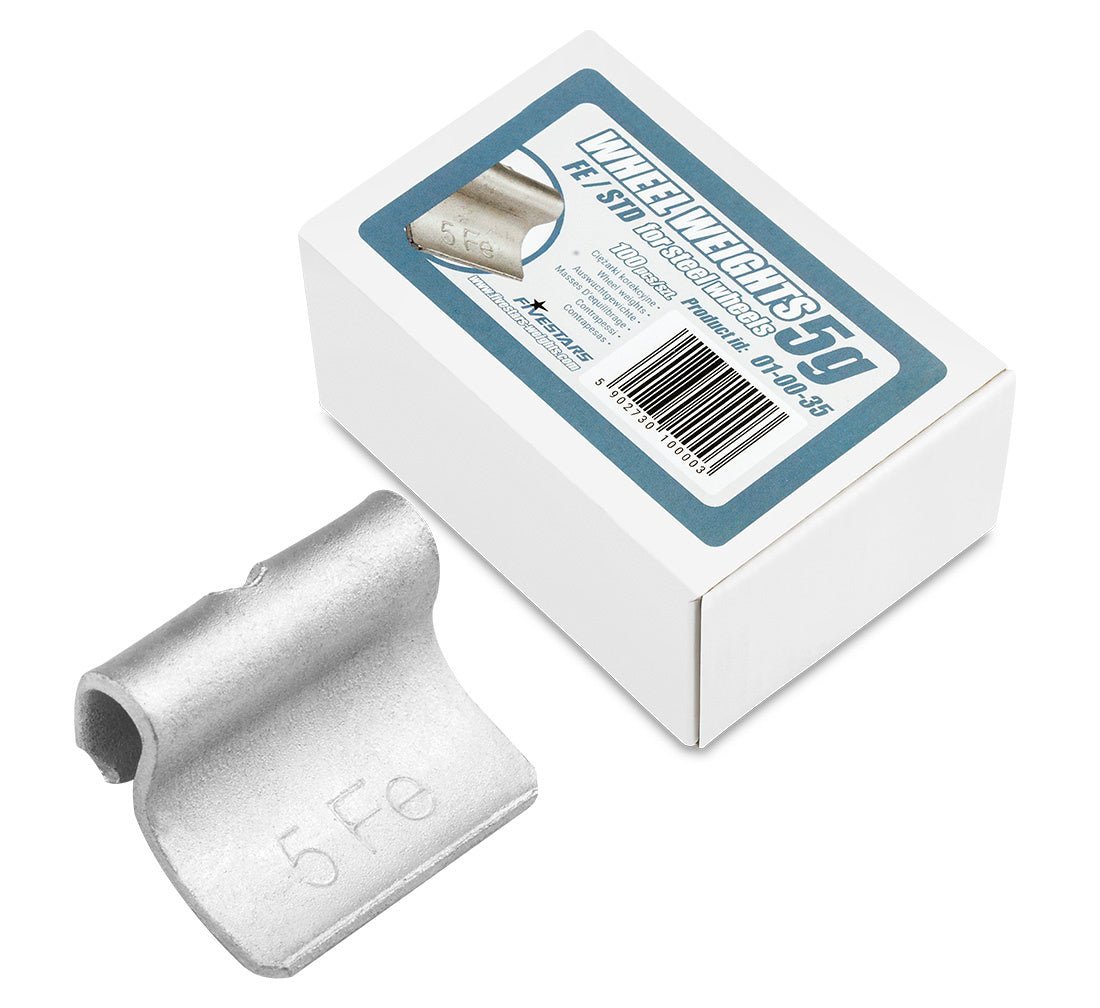 FiveStars klambriga terasvelje tasakaalustusraskused 5 g, 100 tk 01-00-35 – pilt 1